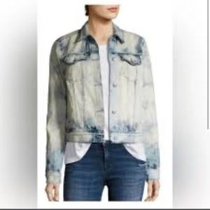 J Brand Harlow Dirty Denim Bleached Jacket 🌟